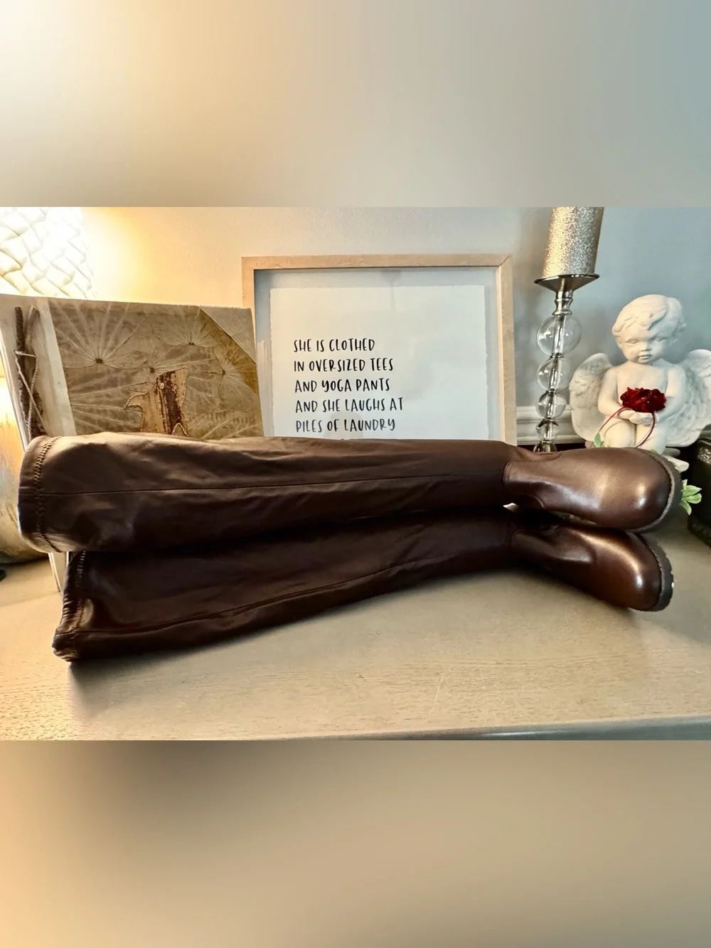 Forever Brown Over-the-Knee Riding Boots Size 8.5 NWT